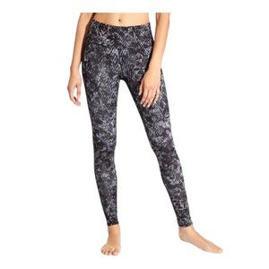 Athleta High Rise Chaturanga Black Cobra Legging